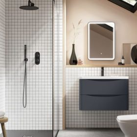 Thiết kế nhà vệ sinh và nhà tắm riêng biệt chuẩn phong thuỷ